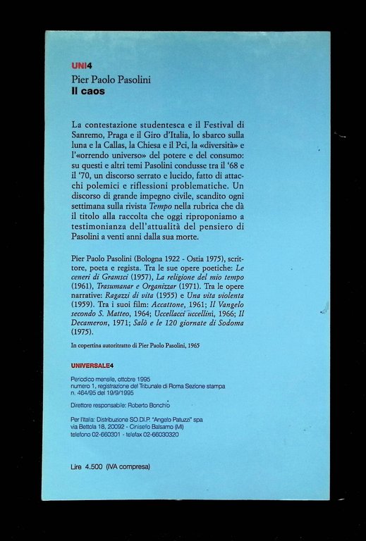 Il Caos L'Orrendo Universo del Consumo e del Potere Libro …