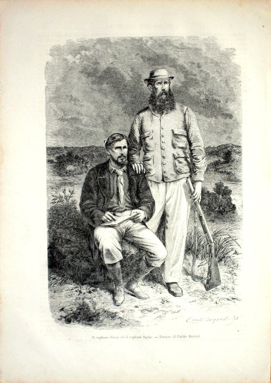 Il capitano Grant ed il Capitano Speke/ Ladha-Ramji, banian, negoziante. … | Immagine principale