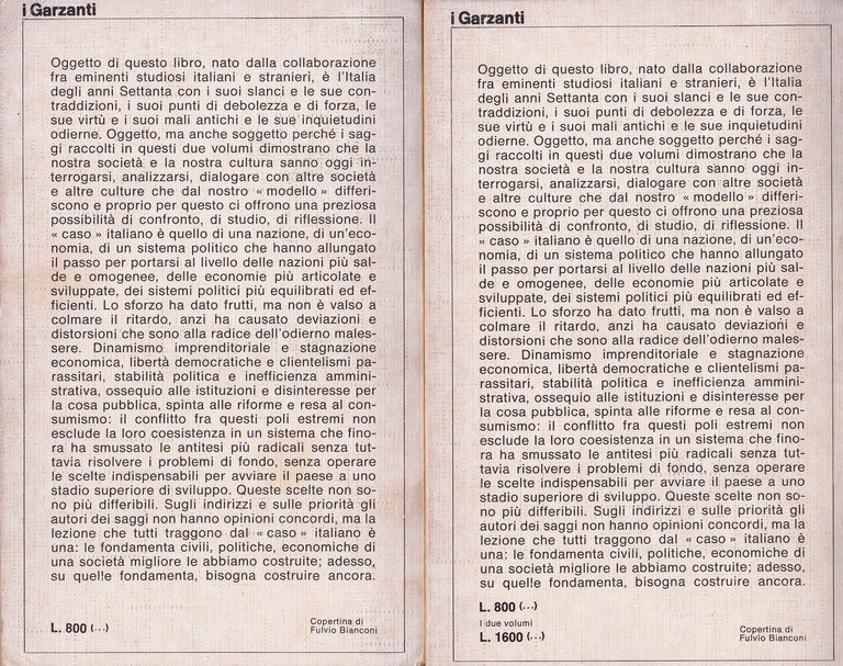Il caso italiano - Italia Anni '70. Un Dibattito sui …