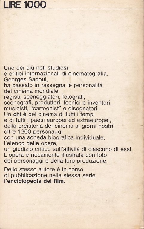 Il Cinema - I Cineasti