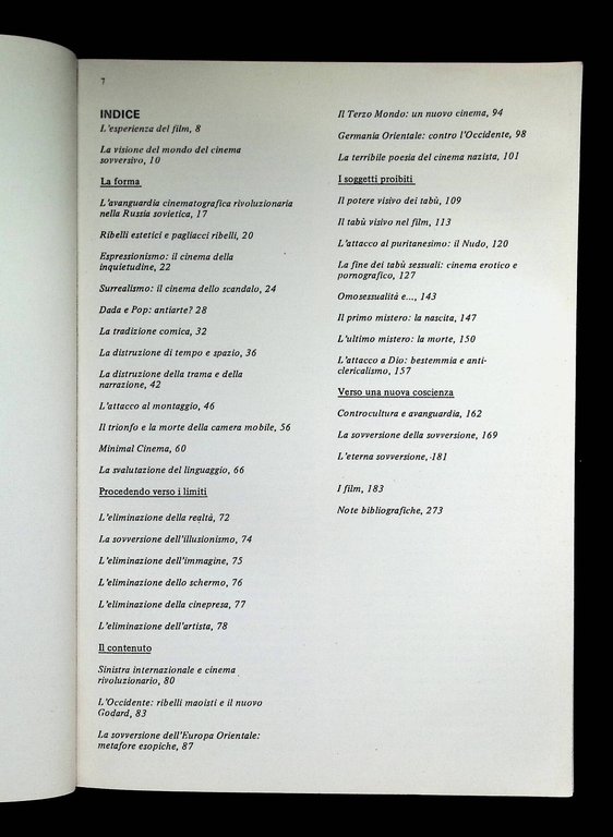 Il Cinema Come Arte Sovversiva