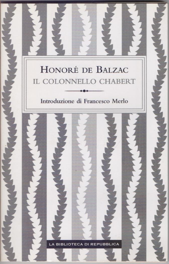 Il Colonnello Chabert - Honorè De Balzac | Immagine principale