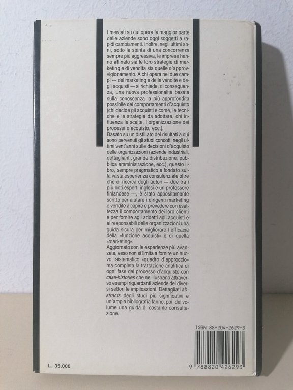 Il Comportamento d'Acquisto delle Organizzazioni Libro Parkinson Baker 1988
