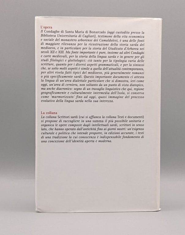 Il Condaghe di Santa Maria di Bonarcado Libro Virdis Cofanetto …