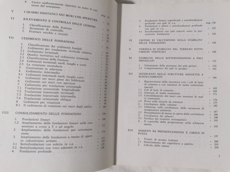 Il Consolidamento Murario Tecniche D'Intervento Libro Giuseppe Cigni Kappa 1978