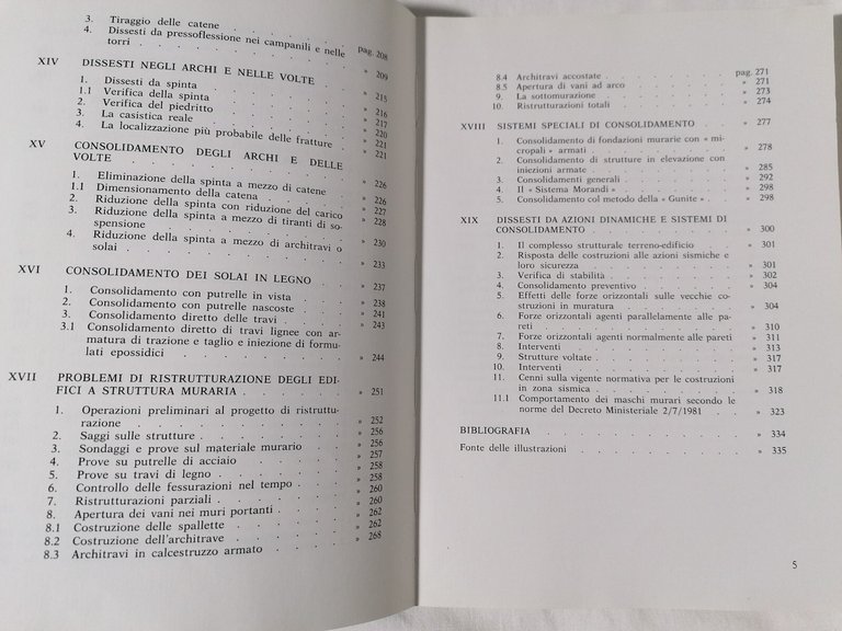 Il Consolidamento Murario Tecniche D'Intervento Libro Giuseppe Cigni Kappa 1978