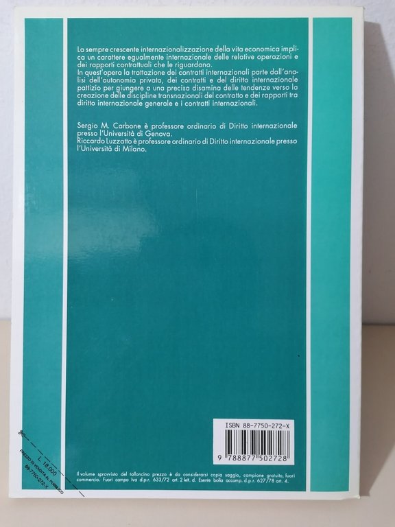 Il contratto internazionale