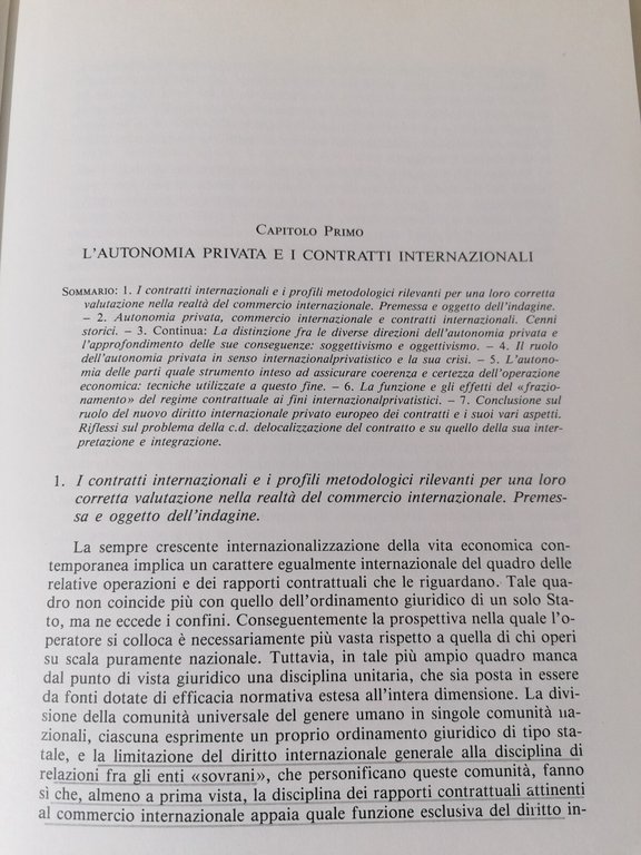 Il contratto internazionale