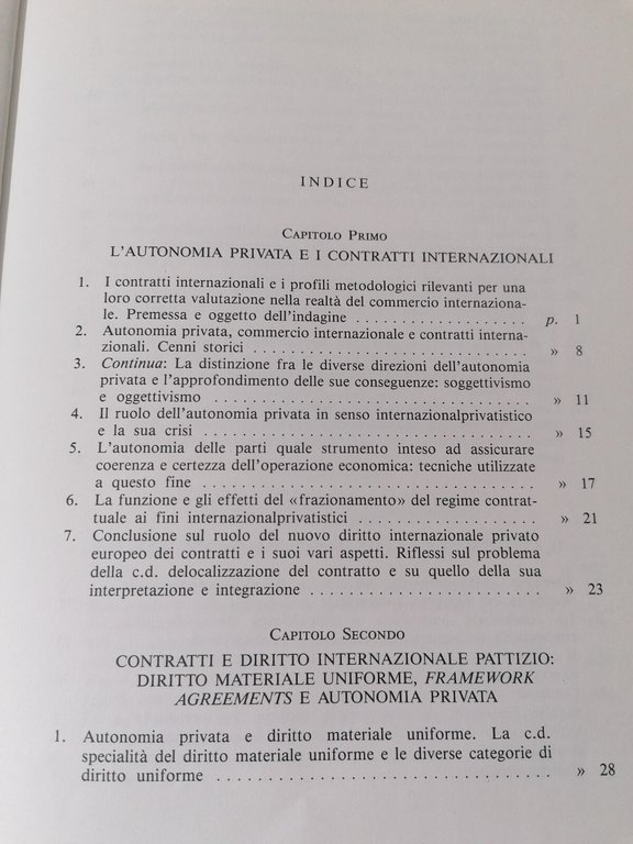 Il contratto internazionale