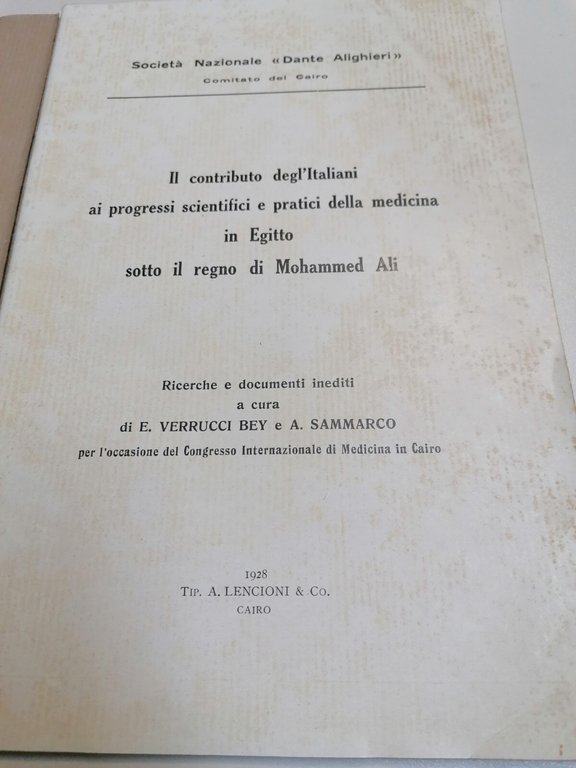 Il Contributo Degli Italiani Ai Progressi Della Medicina In Egitto …