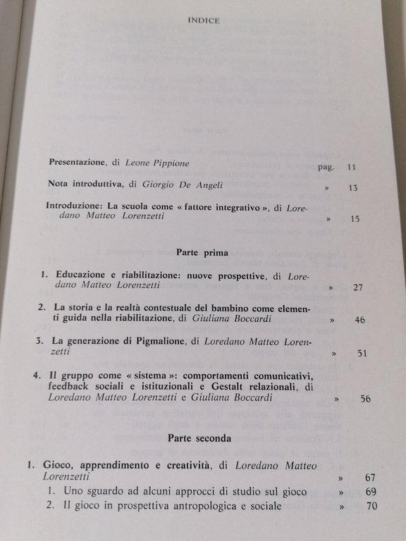 Il Corpo Gioco Rapporto Educazione Riabilitazione Libro Lorenzetti Psicologia