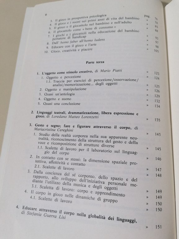 Il Corpo Gioco Rapporto Educazione Riabilitazione Libro Lorenzetti Psicologia