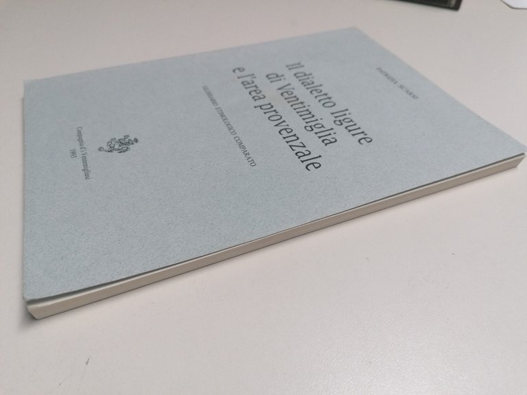 Il Dialetto Ligure Di Ventimiglia E L'Area Provenzale Libro Glossario …