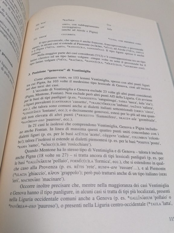 Il Dialetto Ligure Di Ventimiglia E L'Area Provenzale Libro Glossario …