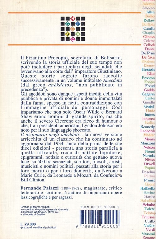Il Dizionario degli Aneddoti | Immagine Gallery 2