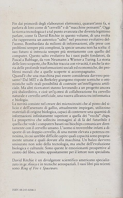 Il doppio cervello. Intelligenza artificiale e intelligenza naturale nell'era dell'elettronica