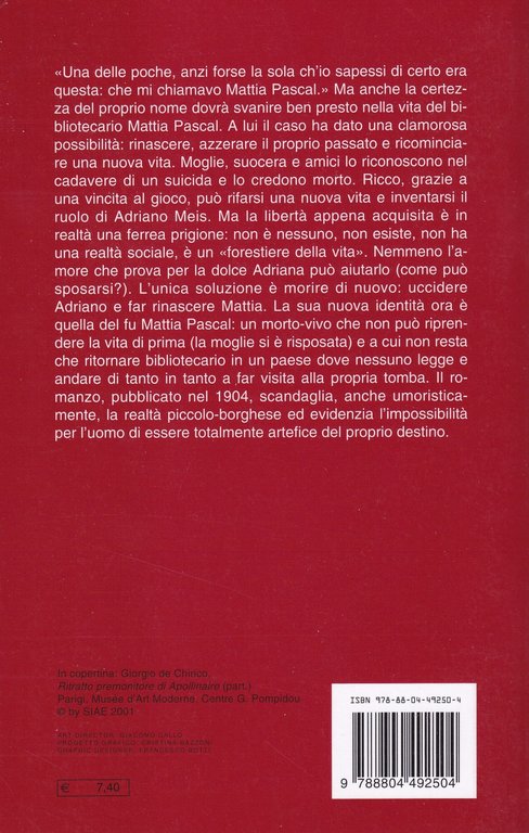 Il fu Mattia Pascal. Oscar Classici Moderni