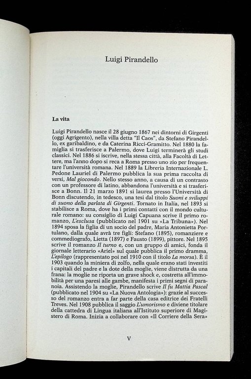 Il fu Mattia Pascal. Oscar Classici Moderni