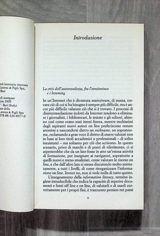 Il Grande Inganno del Web 2.0 Libro Metitieri Laterza 9788842089179