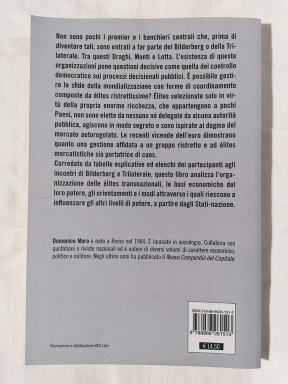Il Gruppo Bilderberg Domenico Moro Libro Elite del potere mondiale …