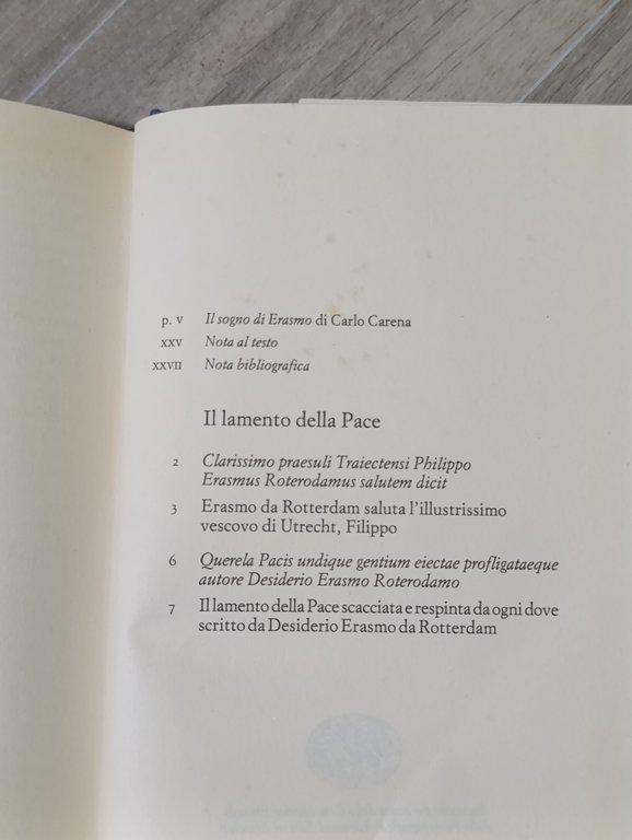 Il lamento della pace