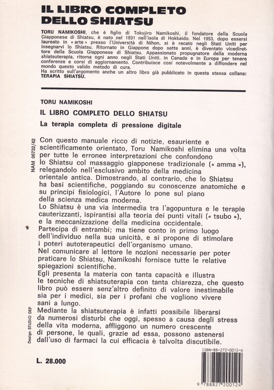 Il libro completo dello shiatsu