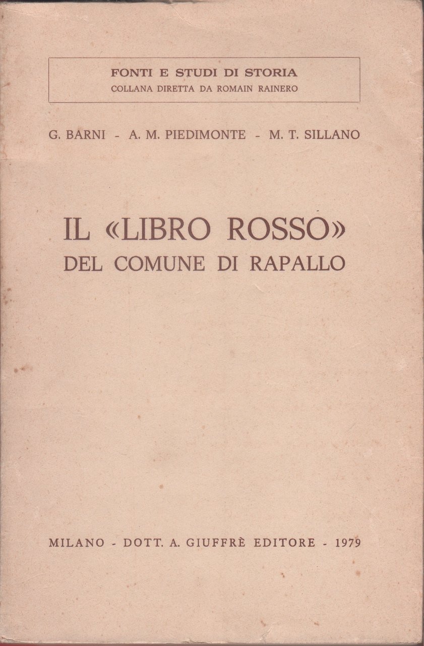 Il Libro rosso del comune di Rapallo | Immagine principale