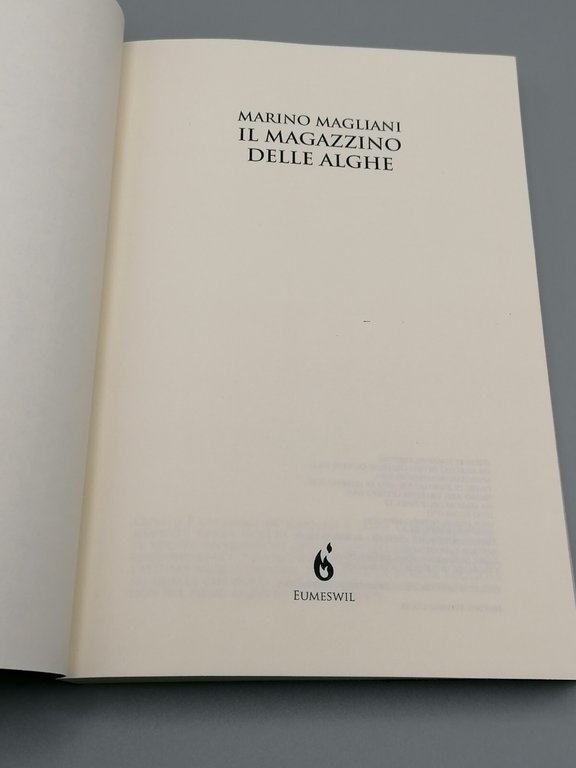 Il magazzino delle alghe