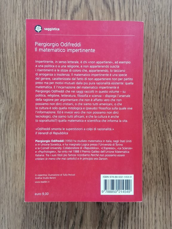 Il Matematico Impertinente Libro Piergiorgio Odifreddi Tea 2011 9788850214549