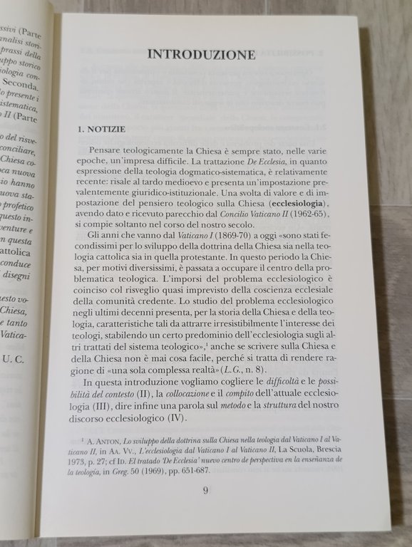 Il mistero della Chiesa. Saggio di ecclesiologia