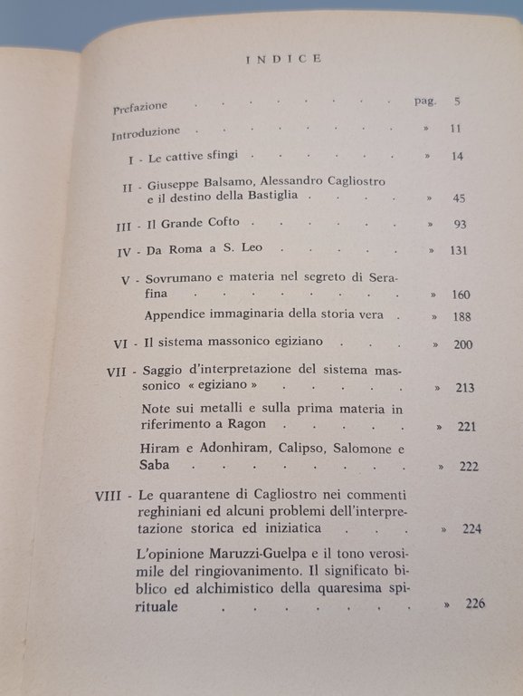 Il Mistero di Cagliostro e il Sistema Egiziano