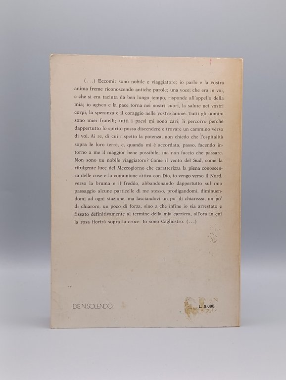 Il Mistero di Cagliostro e il Sistema Egiziano