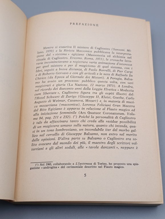Il Mistero di Cagliostro e il Sistema Egiziano