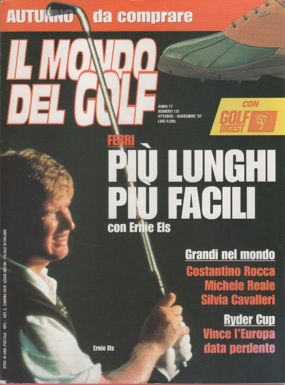 Il mondo del golf. n. 131 ottobre-novembre 1997 | Immagine principale