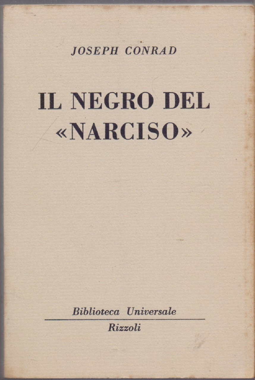 Il negro del narciso (1534-1536 B.U.R.) - Joseph Conrad | Immagine principale