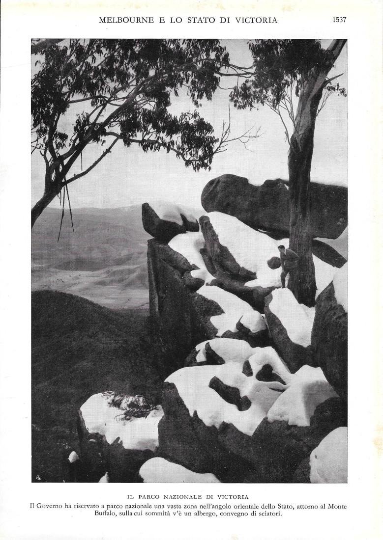 Il Parco Nazionale di Victoria (Australia). Stampa 1934 | Immagine principale