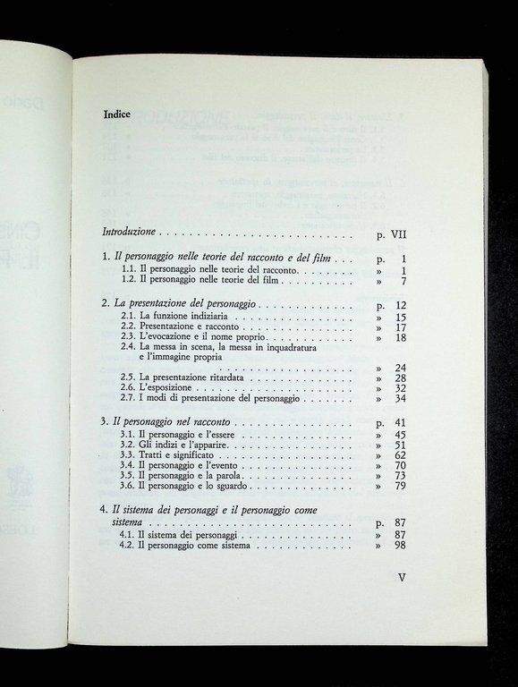 Il Personaggio - Cinema e Racconto - Libro Dario Tomasi …