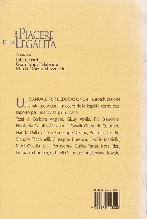 Il piacere della legalità. Idee ed esperienze per la convivenza … | Immagine Gallery 2