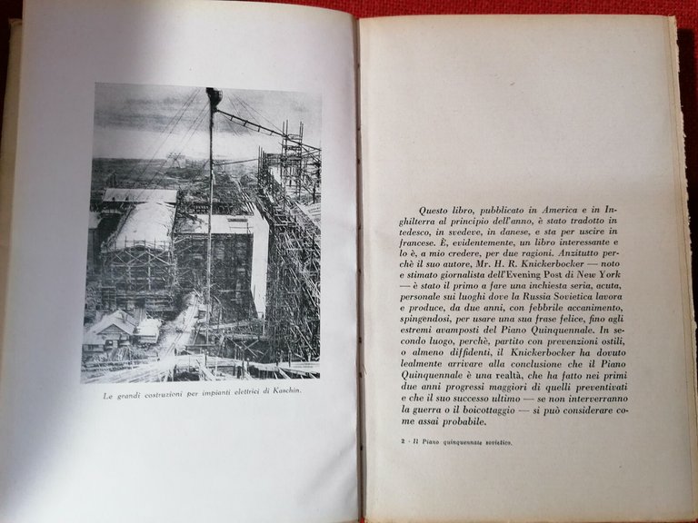 Il piano quinquennale sovietico Libro di H. R. Knickerbocker Bompiani …