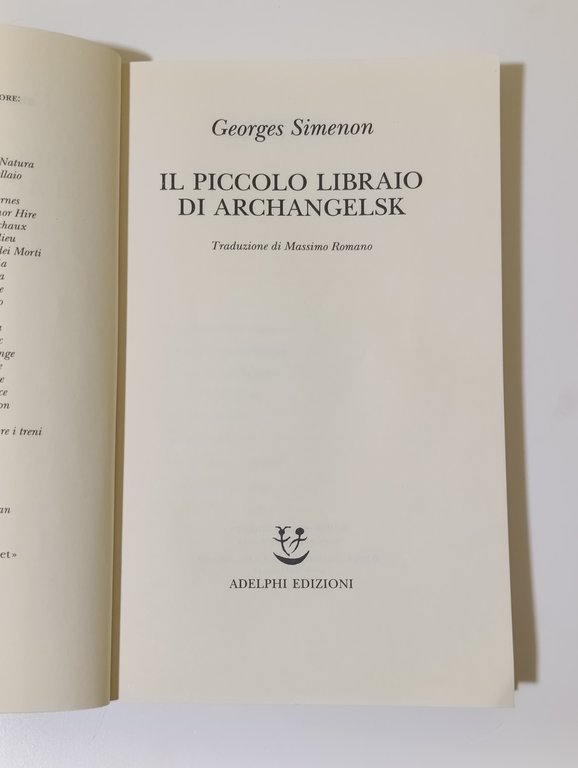 Il piccolo libraio di Archangelsk