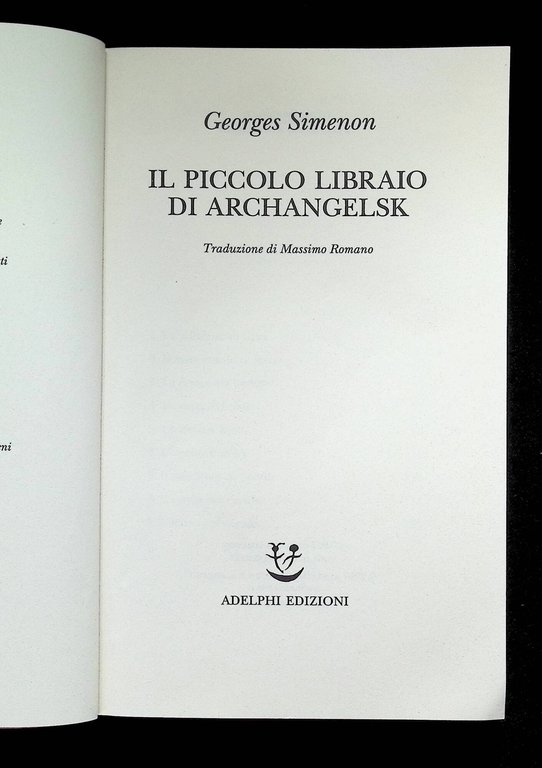 Il piccolo libraio di Archangelsk