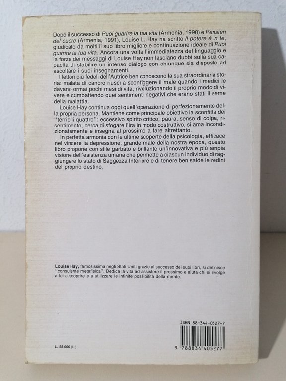 Il Potere è In Te Libro Louise Hay Amore Gioia …