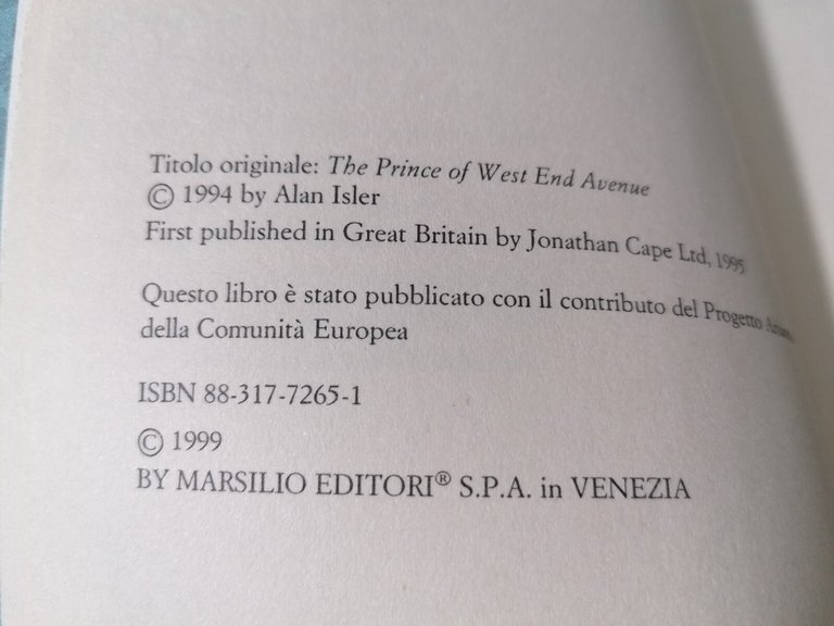 Il principe della West End Avenue