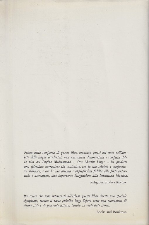 Il Profeta Muhammad. La sua vita secondo le fonti più …