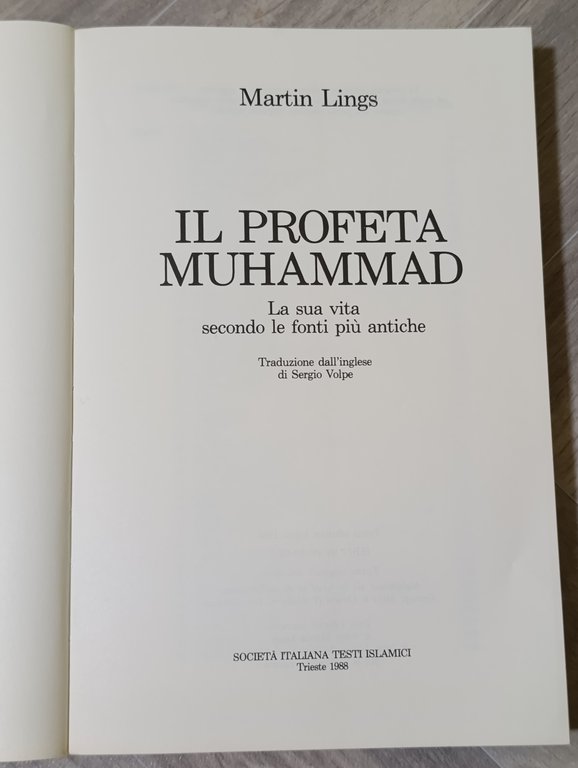 Il Profeta Muhammad. La sua vita secondo le fonti più …