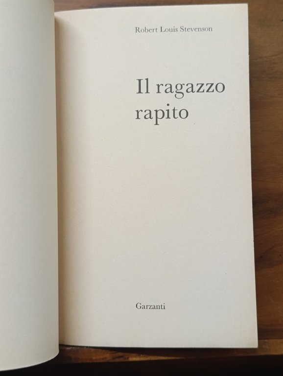 Il ragazzo rapito. I grandi libri Garzanti | Immagine Gallery 7
