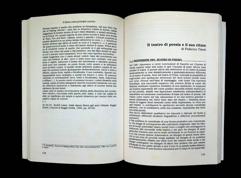 Il Ritmo come Principio Scenico Teatro e Danza del Novecento …