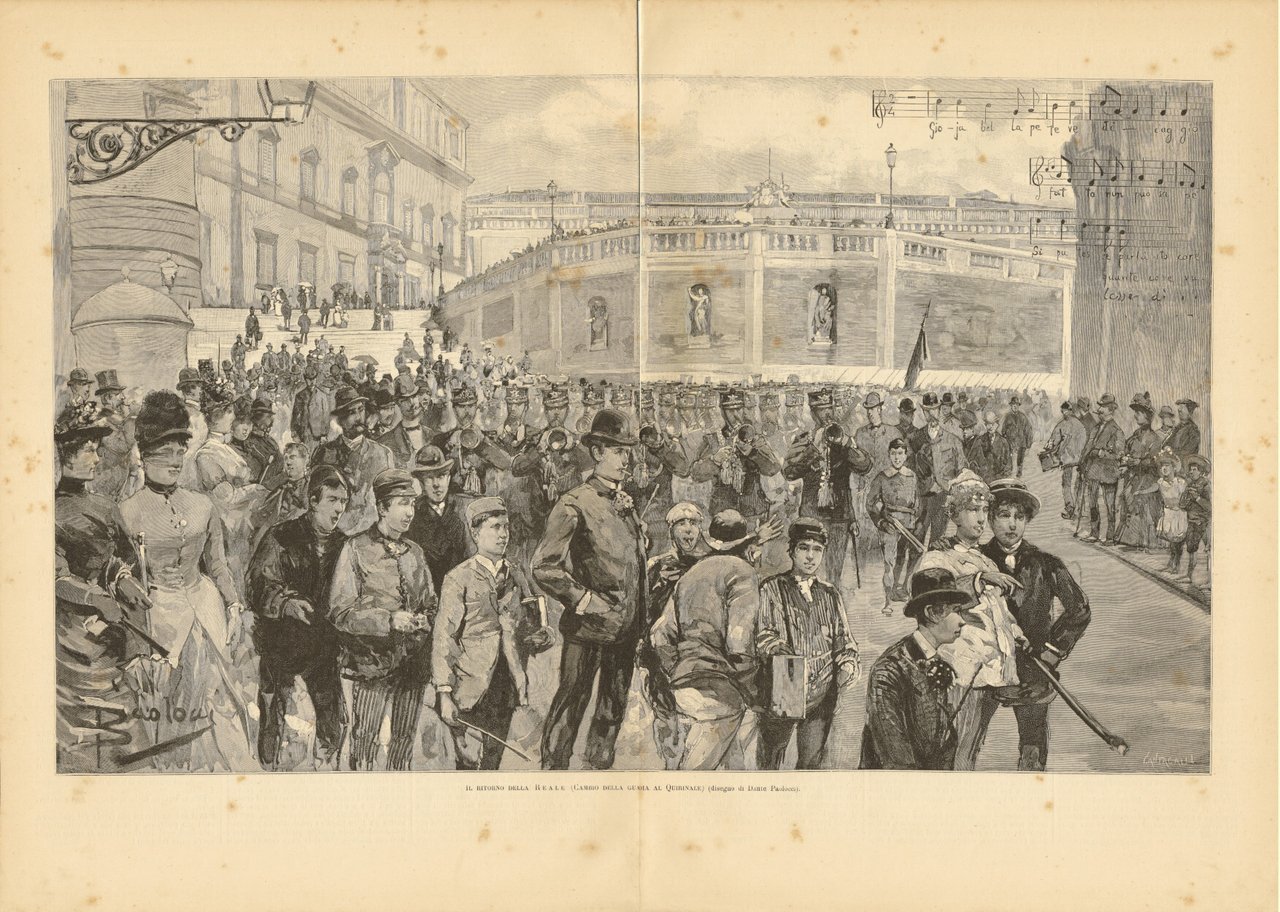 Il ritorno della Reale (cambio della guardia al Quirinale). Stampa … | Immagine principale