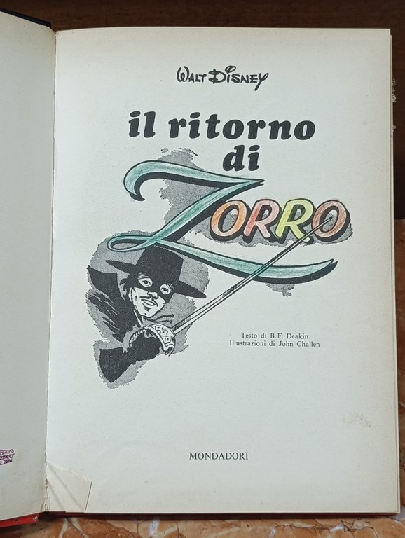 Il Ritorno di Zorro. Walt Disney | Immagine Gallery 6