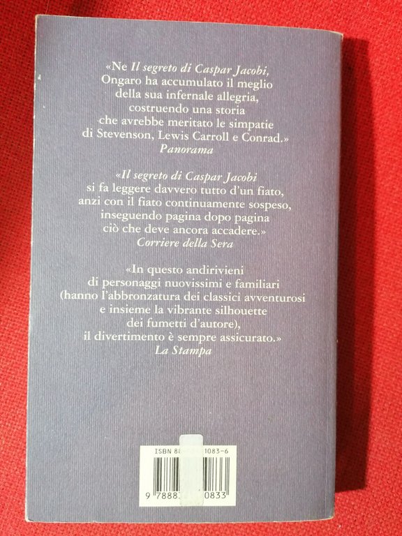 Il segreto di Caspar Jacobi - Libro Alberto Ongaro. 2005 …